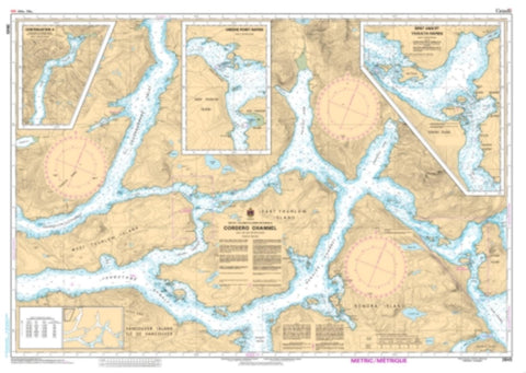 Buy map Cordero Channel by Canadian Hydrographic Service