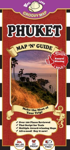 Buy map Phuket, Thailand, Map n Guide by Groovy Map Co.