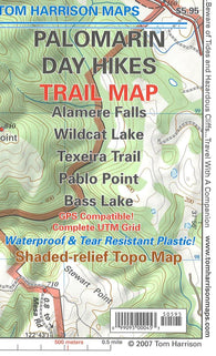 Buy map Palomarin Day Hikes Trail Map