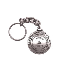 Buy map Cannon Mountain, New Hampshire keychain