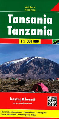 Buy map Tanzania by Freytag-Berndt und Artaria