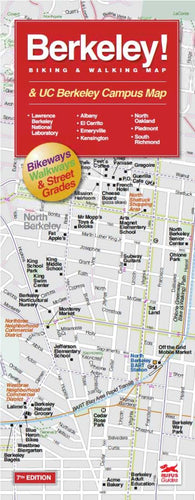 Buy map Berkeley, California Campus Area by Rufus Graphics