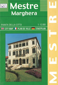 Buy map Mestre/Marghera, Italy by Litografia Artistica Cartografica