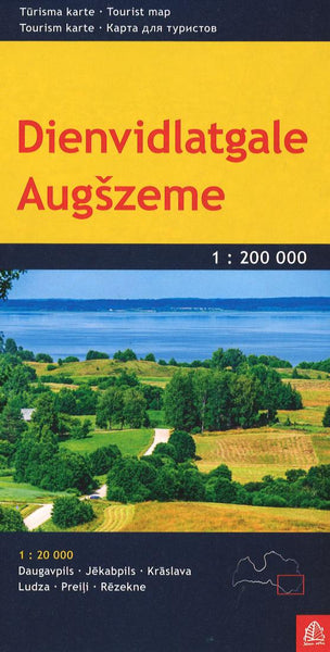 Buy map Dienvidlatgale Augšzeme : Trisma karte : 1 : 200 000 = Dienvidlatgale Augšzeme : Tourist map : 1 : 200 000