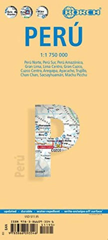 Buy map Peru by Borch GmbH.