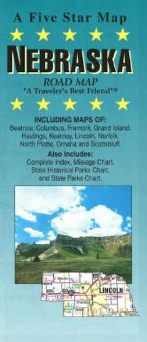 Buy map Nebraska by Five Star Maps, Inc.