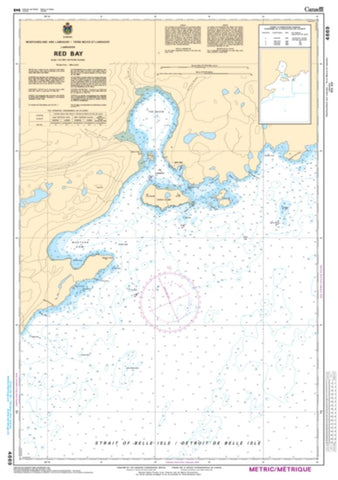 Buy map Red Bay by Canadian Hydrographic Service