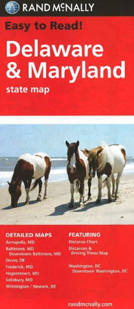 Buy map Delaware and Maryland by Rand McNally