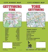 Buy map York / Gettysburg, Pennsylvania