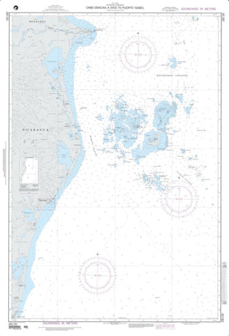 Buy map Cabo Gracias A Dios To Puerto Isabel (NGA-28130-1) by National Geospatial-Intelligence Agency