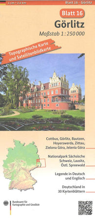 Buy map Görlitz 1:250 000, blatt 16