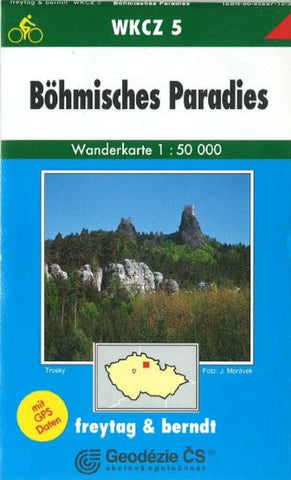 Buy map Bohmisches Paradies, WKCZ 5 by Freytag-Berndt und Artaria