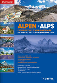 Buy map Alps, Provence, French Riviera, Northern Italy, Atlas Travelmag (Ger/Eng) by Kunth Verlag