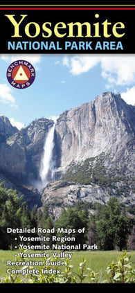 Buy map Yosemite National Park Area, Calfornia by Benchmark Maps