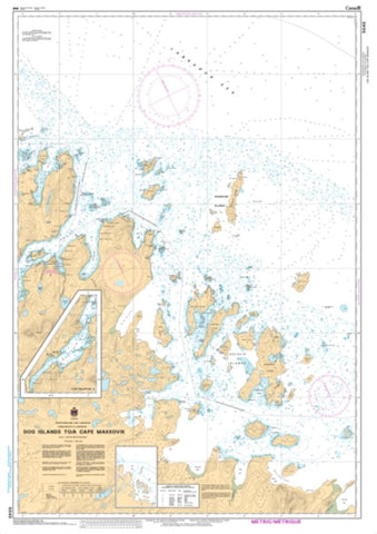 Buy map Dog Islands to/a Cape Makkovik by Canadian Hydrographic Service