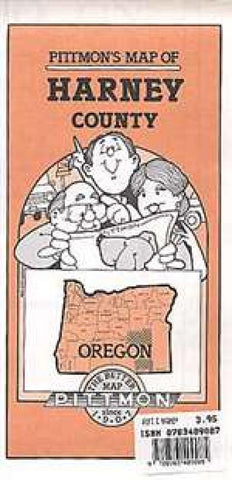 Buy map Harney County, Oregon by Pittmon Map Company