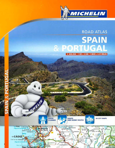 Large detailed highways map of Spain and Portugal with cities