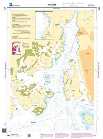 Buy map KOLLSNES KAI (493) by Kartverket