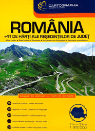 Buy map Romania, Road Atlas by Cartographia