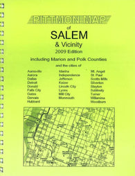 Buy map Salem and Marion County, Oregon Atlas by Pittmon Map Company