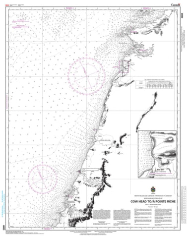 Buy map Cow Head to/a Pointe Riche by Canadian Hydrographic Service