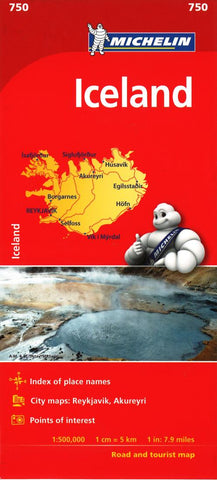 Buy map Iceland by Michelin Maps and Guides