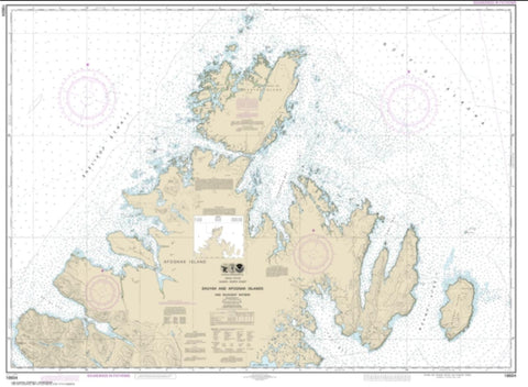 Buy map Shuyak and Afagnak Islands and adjacent waters (16604-12) by NOAA