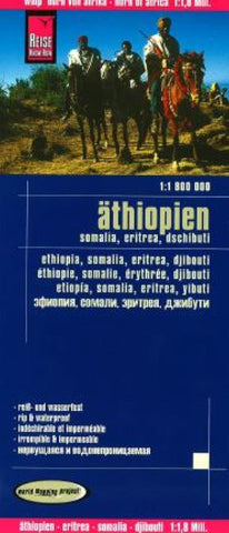 Buy map Ethiopia, Somalia, Eritrea and Djibouti by Reise Know-How Verlag