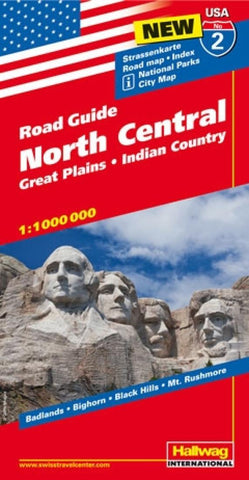 Buy map USA 2: North Central, Great Plains and Indian Country by Hallwag