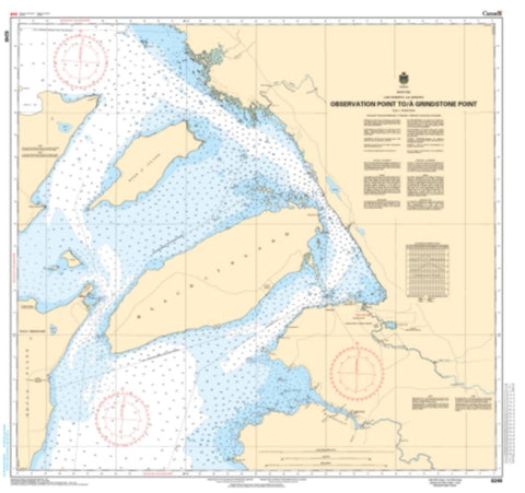 Buy map Observation Point to/a Grindstone Point by Canadian Hydrographic Service