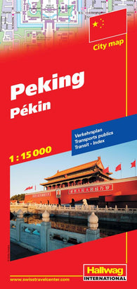 Buy map Beijing/Peking, China by Hallwag