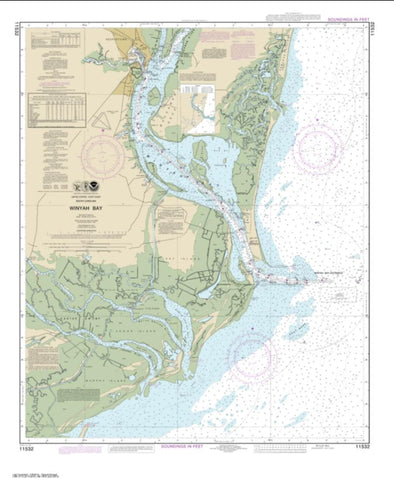 Buy map Winyah Bay (11532-22) by NOAA