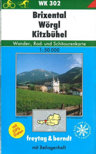 Buy map Brixental/Worgl/Kitsbuehel, WK 302 by Freytag-Berndt und Artaria