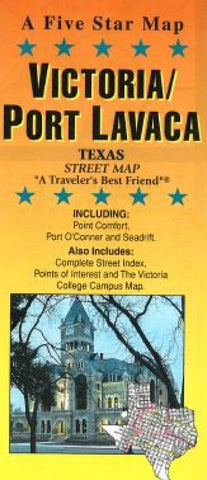Buy map Victoria and Port Lavaca, Texas by Five Star Maps, Inc.