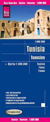 Buy map Tunesien : 1:600 000 : Djerba 1:300 000 = Tunisia : 1:600 000 : Djerba 1:300 000