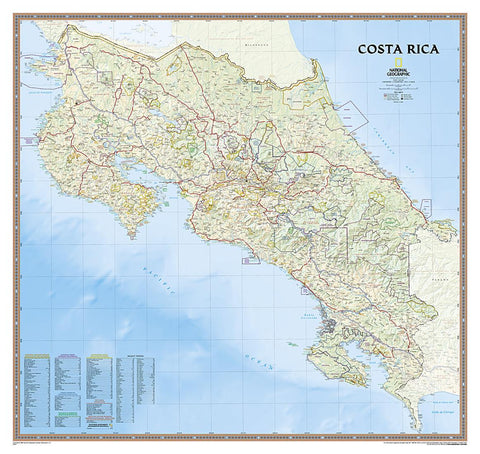 Buy map Costa Rica : political map