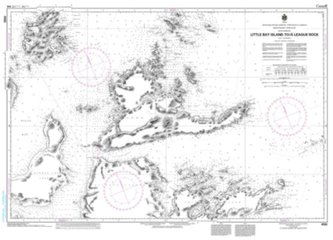 Buy map Little Bay Island to/a League Rock by Canadian Hydrographic Service