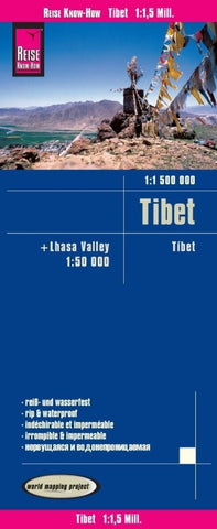 Buy map Tibet & Lhasa Valley by Reise Know-How Verlag
