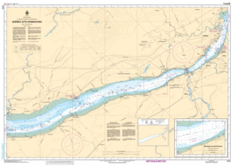 Buy map Quebec a/to Donnacona by Canadian Hydrographic Service