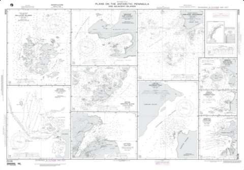 Buy map Plans On Antarctic Peninsula And Adjacent Islands; Plan F: Adelaide Anchorage (NGA-29106-5) by National Geospatial-Intelligence Agency