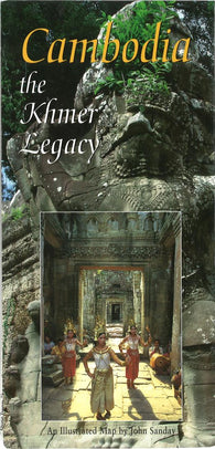 Buy map Cambodia: The Khmer Legacy by Odyssey Publications