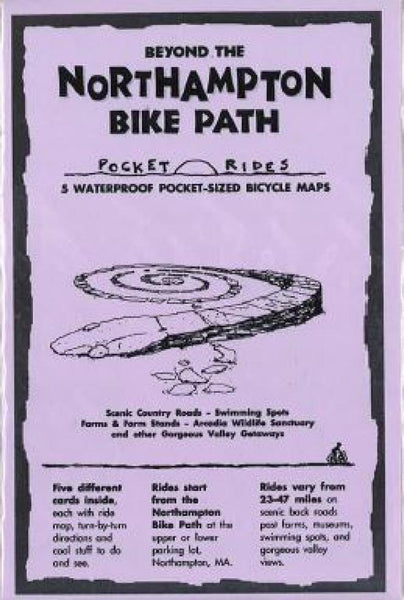 Buy map Beyond the Northampton Bike Path, Lam Biking Map Cards by Rubel BikeMaps