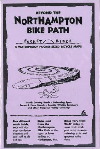 Buy map Beyond the Northampton Bike Path, Lam Biking Map Cards by Rubel BikeMaps