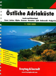 Buy map Adriatic Coast, Eastern, Atlas by Freytag-Berndt und Artaria