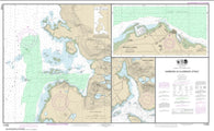 Buy map Harbors in Clarence Strait Port Chester, Annette Island; Tamgas Harbor, Annette Island; Metlakatla Harbor (17435-17) by NOAA