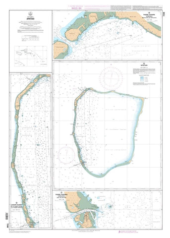 Buy map Lagon Ouest - De la Passe Tehere a la Passe Pakaka by SHOM