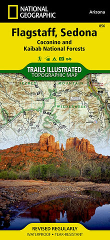 Buy map Flagstaff, Sedona : Coconino & Kaibab National Forests