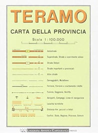 Buy map Teramo : cart della provincia : scala 1:100.000