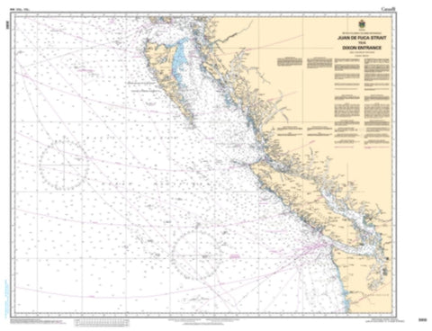 Buy map Juan de Fuca Strait to/a Dixon Entrance by Canadian Hydrographic Service