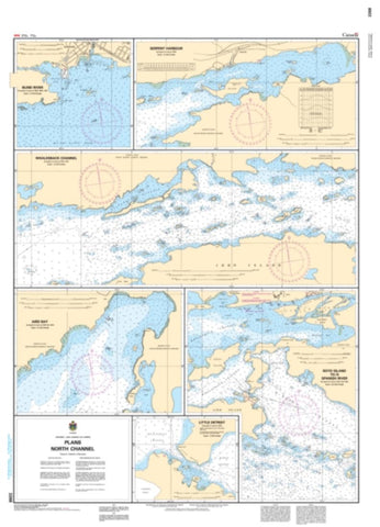 Buy map Plans North Channel by Canadian Hydrographic Service